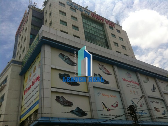 Hình ảnh tổng quan cao ốc Giày Việt Plaza tọa lạc trên đường Lý Chính Thắng