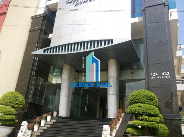 Tổng quan mặt tiền cao ốc cho thuê văn phòng Melody 1 Building tại đường Điện Biên Phủ, quận Bình Thạnh