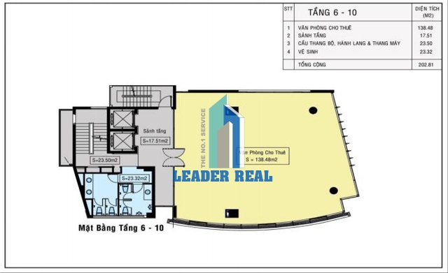 sơ đồ layout của tòa nhà Thảo Điền Building