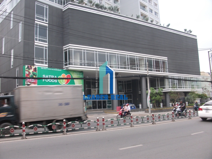 Satra Eximland Building quan Phu Nhuan. Mat tien phia truoc toa nha