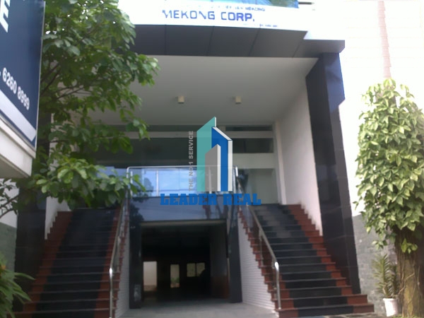 Mặt tiền phía trước tòa nhà Mekong Corp Building