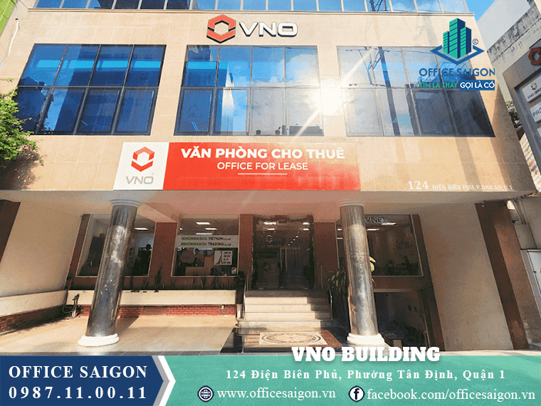 Lối vào toà nhà VNO Building Điện Biên Phủ