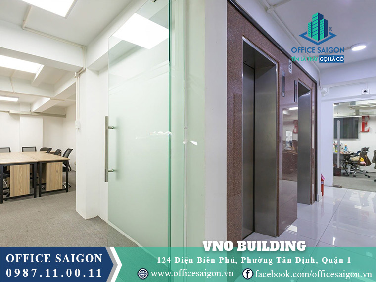 Thang máy toà nhà VNO Building Điện Biên Phủ