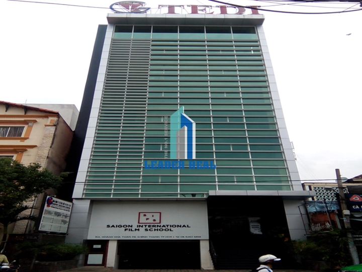 TEDI Building quan Binh Thanh. Mat tien phia truoc toa nha