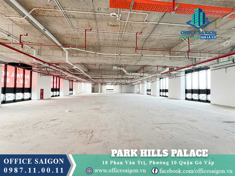 Diện tích cho thuê toà nhà Park Hills Palace Quận Gò Vấp
