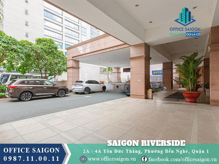 Lối vào tòa nhà Saigon Riverside Office quận 1
