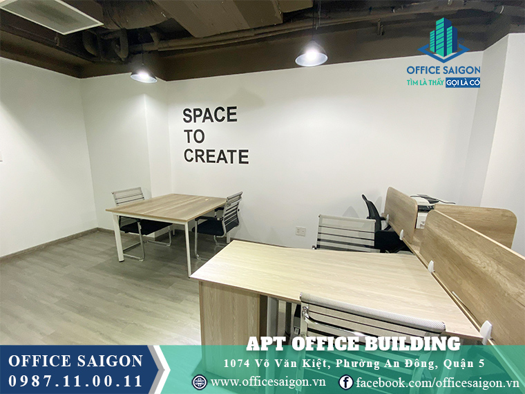 Mặt bằng trống tại APT Office