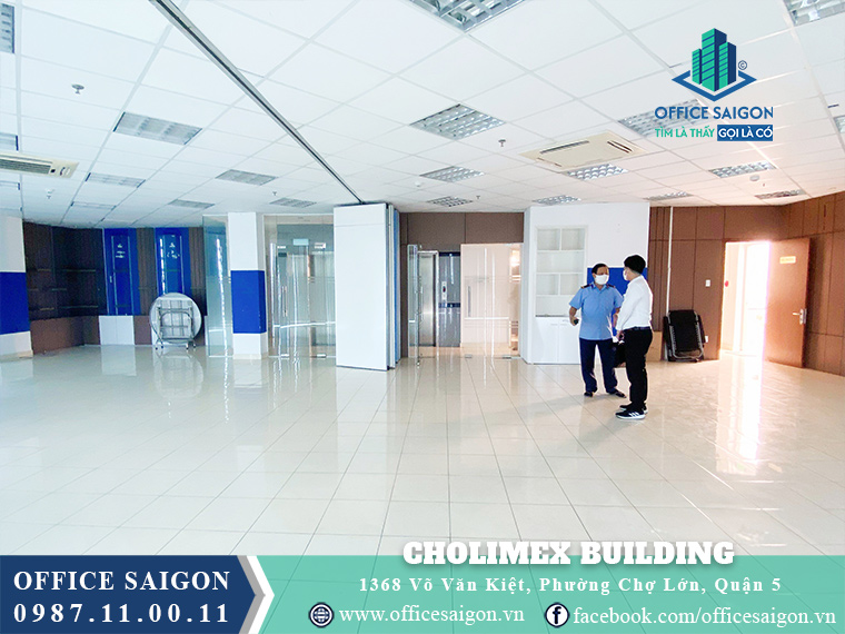 Mặt bằng trống tại Cholimex Building