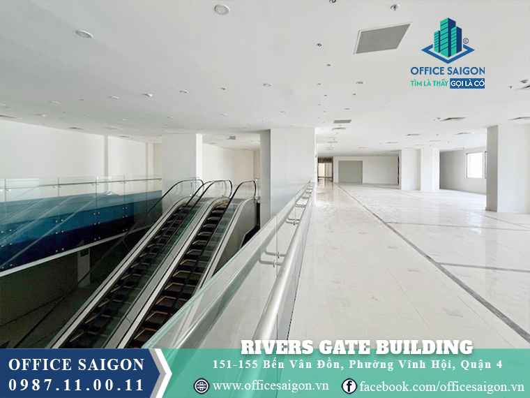 Mặt bằng trống văn phòng cho thuê Rivers Gate Building