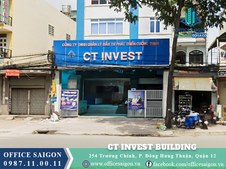 Lối vào toà nhà CT Invest Building