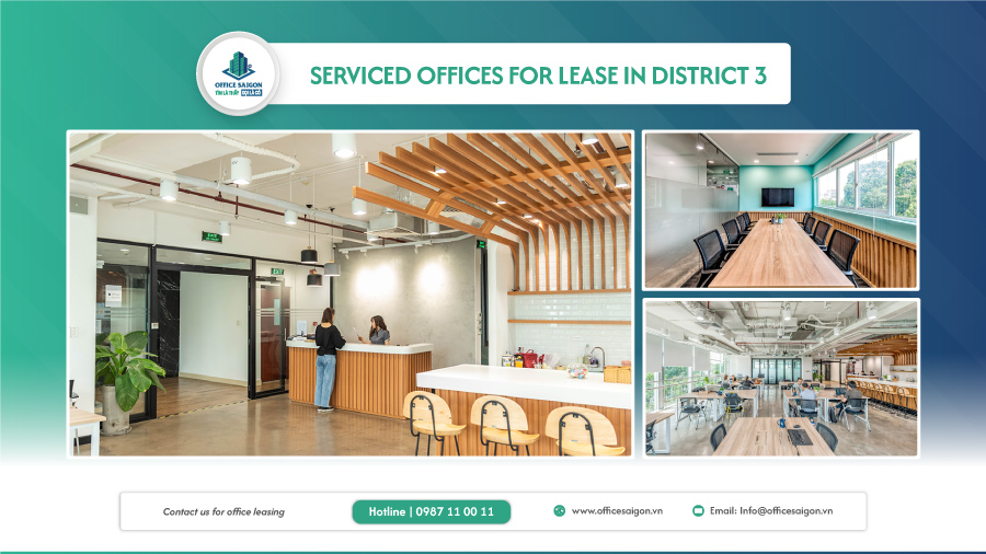 Overview of serviced offices in District 3